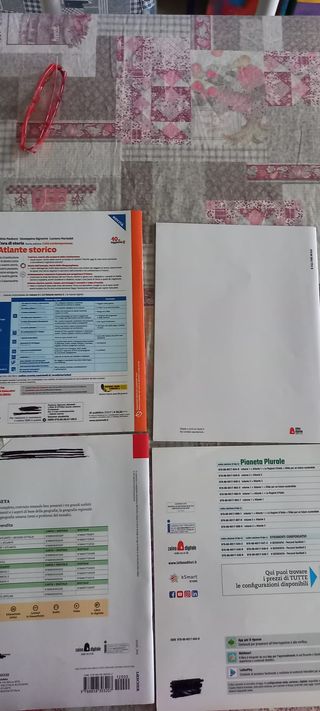 set 4 libri le regioni d'italia atlante stati extr