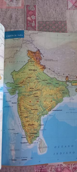 set 4 libri le regioni d'italia atlante stati extr