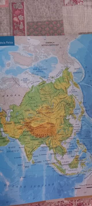 set 4 libri le regioni d'italia atlante stati extr