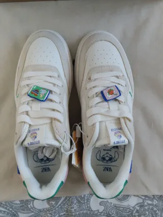 Zapatillas Zara Stitch Disney talla 36