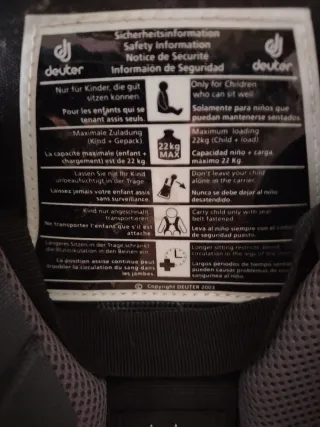 Mochila Portabebés Deuter