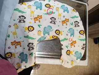 Cojín de lactancia estampado animales