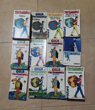 lote 12 guias de viaje. precio por todas