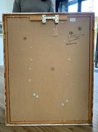 composizione di lettere ,Gennaro Maugeri MDf mista