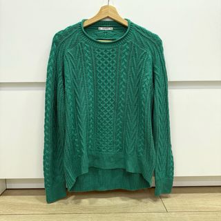 Talla M -Pantalon efecto cuero+Regalo jersey verde