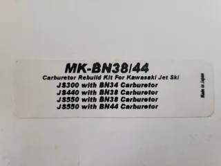 3 KITS MIKUNI BN PARA REPARAR DIAFRAGMA CARBURADOR