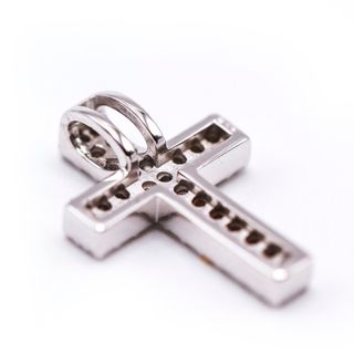 Colgante Cruz Oro y Diamantes