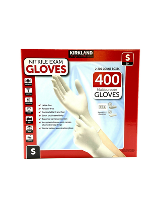 Kirkland Signature Guantes Nitrilo 400uds