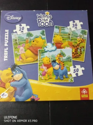 Puzzle Disney Winnie the Pooh 3 in 1