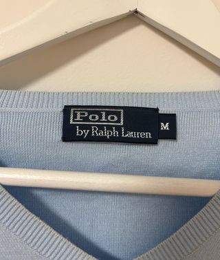 Jersey hombre vintage celeste - Ralph Lauren - M