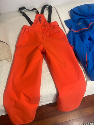 Pantalón Descente Esquí Naranja talla 12