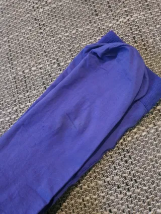 Collant a righe viola e rosa