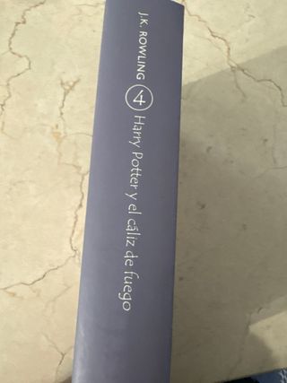 Libro Harry Potter y el caliz del fuego