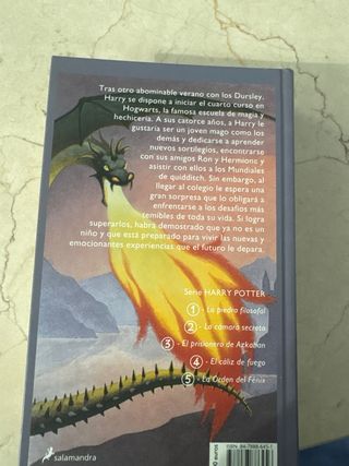 Libro Harry Potter y el caliz del fuego