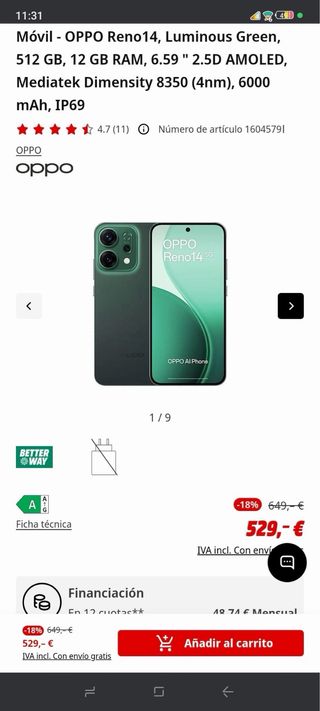 Oppo Reno 14 5G