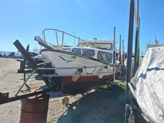 Barco a motor,diésel intraborda