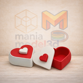 Caja Corazón San Valentín 3D