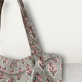 Bolso de viaje tejido algodón estampado