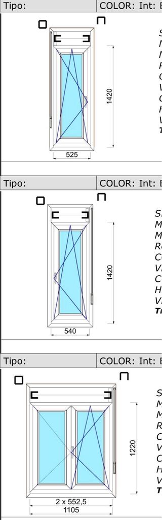 Ventanas madera recien restauradas con cristal 3+3