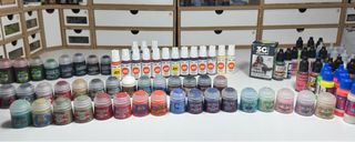 Lote de unas (133 aprox ) pinturas para modelismo