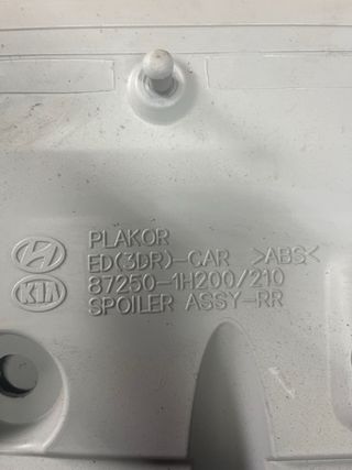 Alerón Maletero Kia Ceed / Pro Cee'd