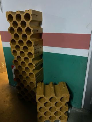Botellero de corcho modular
