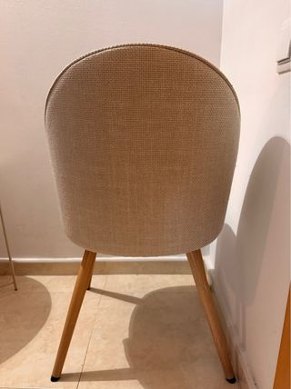 Sillón de descanso tela y madera