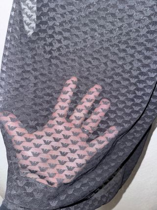 Camiseta sin mangas Emporio Armani transparente