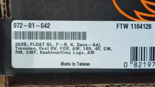 65% Dto FOX Factory 165mm Trunnion