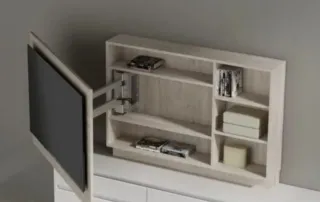 Mueble TV giratorio + mesa elevable