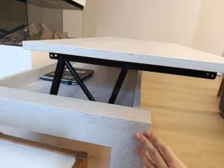 Mueble TV giratorio + mesa elevable