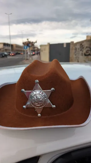 Gorro Sheriff Infantil con Insignia