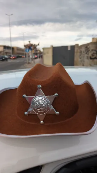 Gorro Sheriff Infantil con Insignia