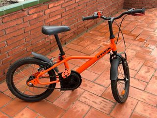 Bicicleta infantil naranja