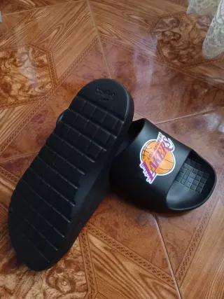 Chanclas Hombre Los Angeles Lakers Negras