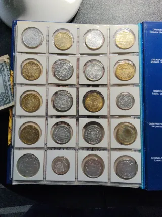 COLECCION: Reproducción 40 monedas españolas