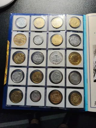 COLECCION: Reproducción 40 monedas españolas
