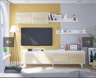Mesa salón y mueble TV extensible