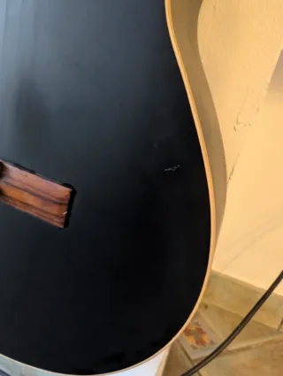 Guitarra española Alhambra 1C Negra - Buen estado