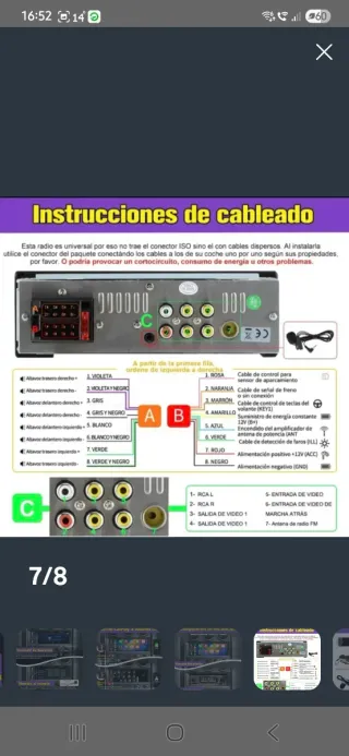 Radio Coche 1 Din Carplay Android Auto