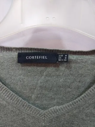 Jersey Cortefiel Gris Talla M