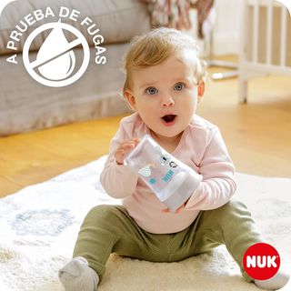 NUK Magic Cup vaso antiderrame bebe | Borde a prue