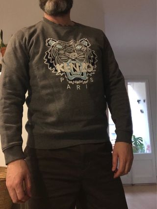 Sudadera Kenzo Gris Talla L