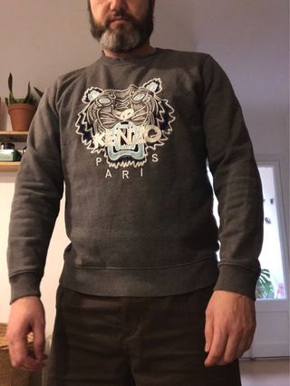 Sudadera Kenzo Gris Talla L