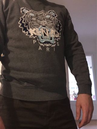 Sudadera Kenzo Gris Talla L