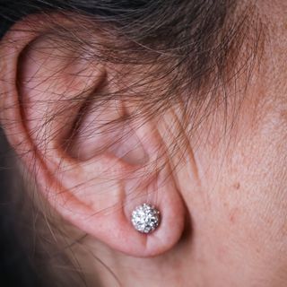 Pendientes Oro Blanco Diamantes 2.00ct