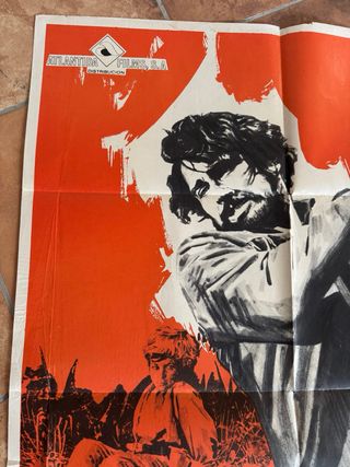 Póster Cine Forajidos Implacables Brett Halsey