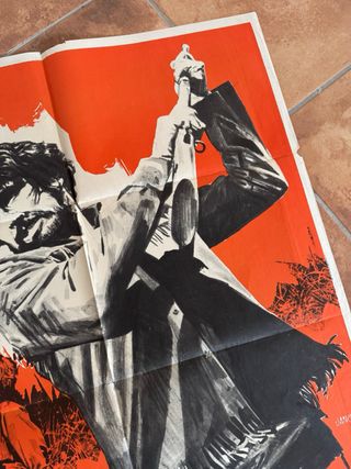 Póster Cine Forajidos Implacables Brett Halsey