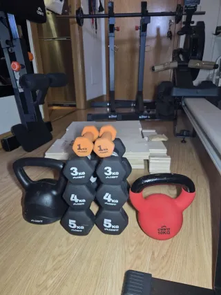 Pack Mancuernas Crivit 3kg, 4kg y 5kg