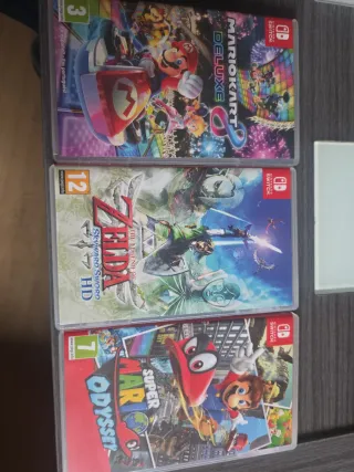 3 Juegos Nintendo Switch